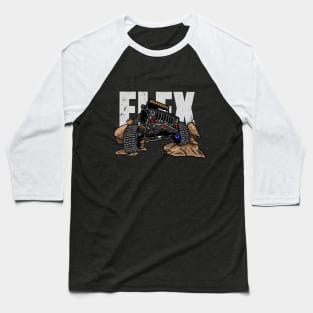 Black Jeep Flex Baseball T-Shirt